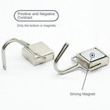 Strong Magnetic Multi-Purpose Storage Hooks, Home Kitchen Bar Key Hooks, Bathroom Hangers, 50Pcs 
