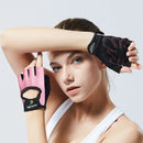 Professional Gym Fitness Gloves Power Weight Lifting Women Crossfit Workout Bodybuilding Half Finger Hand Protector 