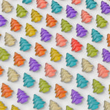 Molde de silicona para galletas con forma de hombrecito de jengibre, mini moldes de chocolate para hacer con forma de cachorro, 100 agujeros 