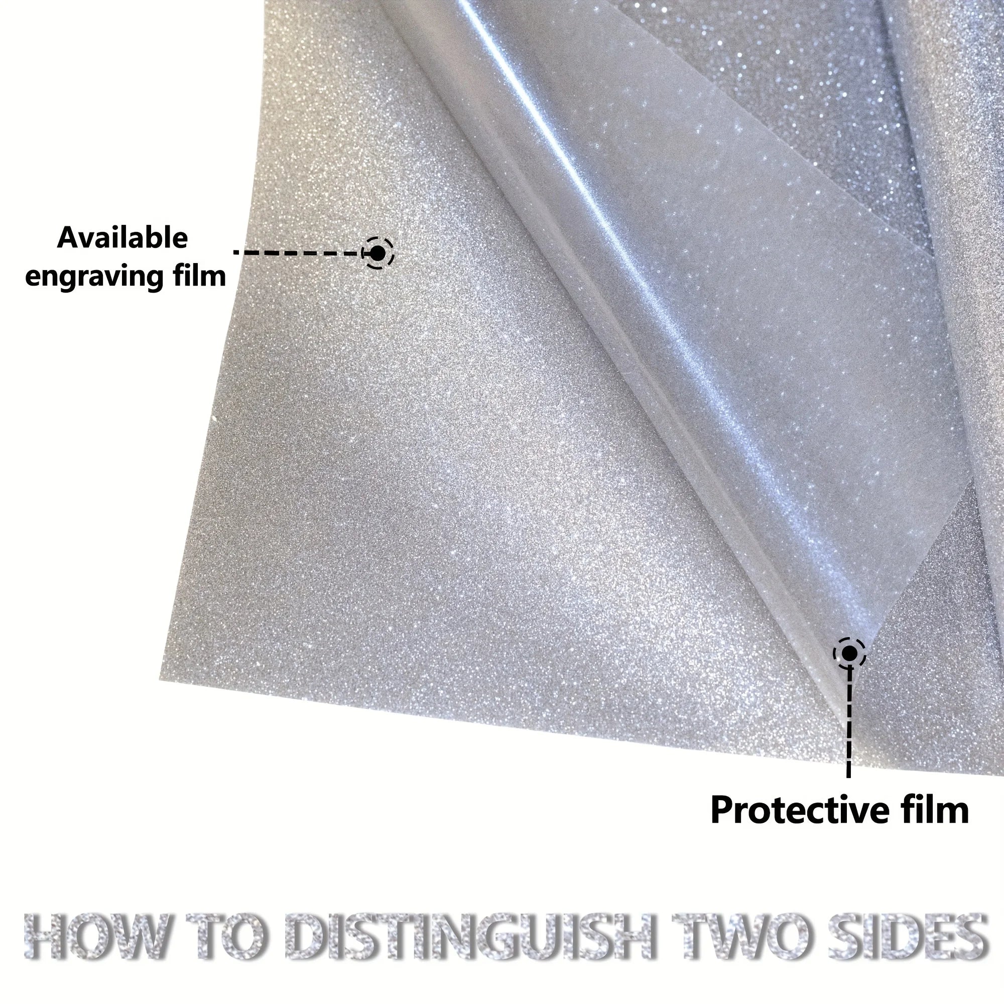 Glitter Heat Transfer Vinyl, Iron on HTV Vinyl for Shirts, Cameo, Easy to Cut, Weed for Heat Vinyl Design 