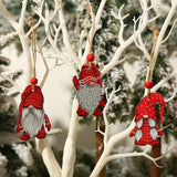 Gnomos De Natal Pingente De Madeira, Árvore De Natal Pendurado Ornamentos, Decorações De Natal Para Casa, Presente De Ano Novo, 2022, 9 Pcs, 12 Pcs