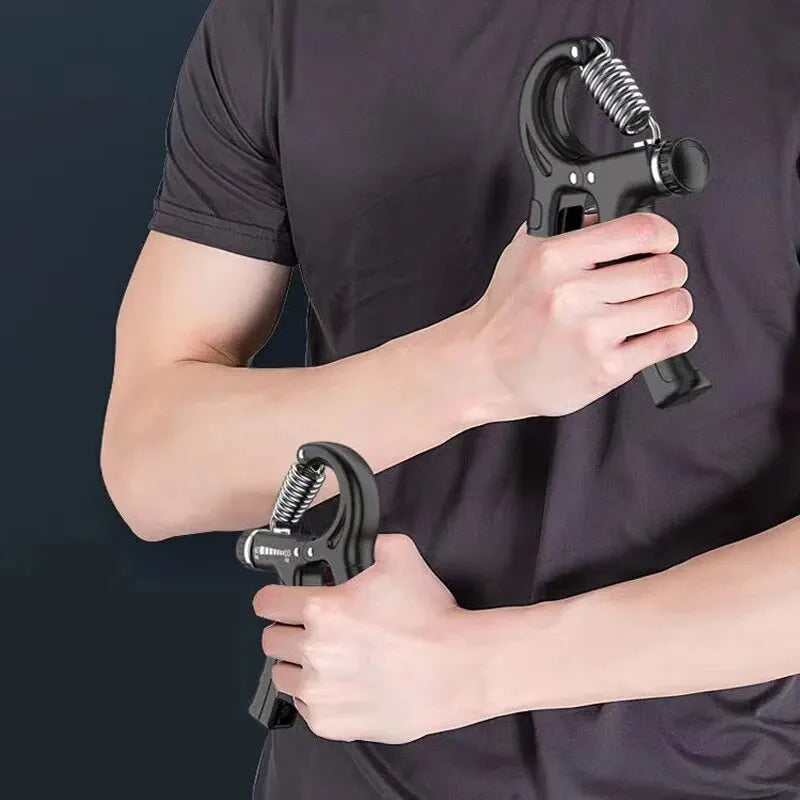 Grip Strength Trainer for Muscle Building, Forearm Strengthener, Hand Gripper, Adjustable Resistance 