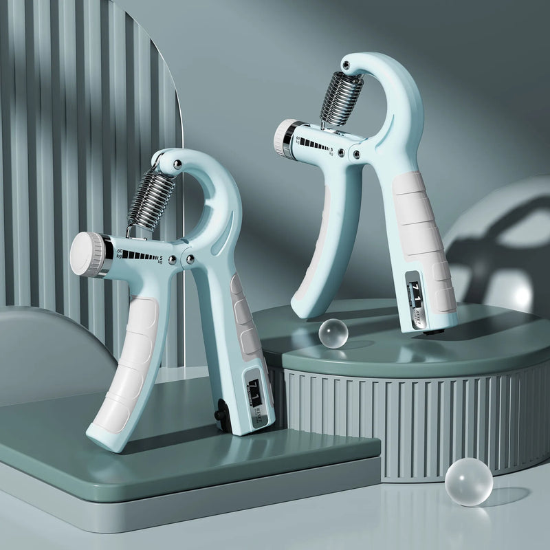 Grip Strength Trainer for Muscle Building, Forearm Strengthener, Hand Gripper, Adjustable Resistance 