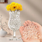 Grow in Water Beads Gel Magic Balls, Clear Pearl for Flowers, Vase, Wedding, Home Decor, Crystal Clear Soil Muds, 3,000 pcs 