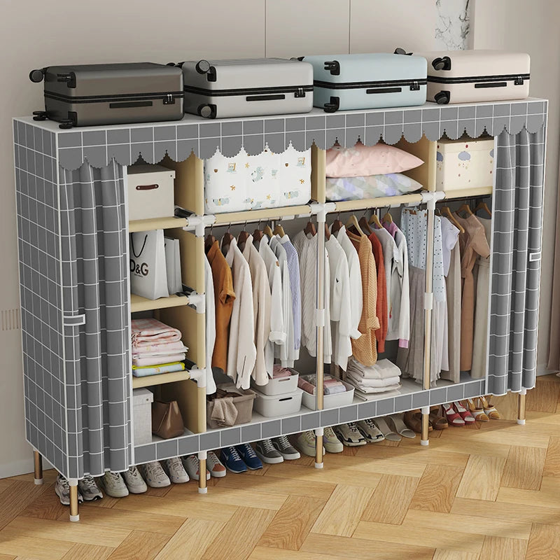 Guarda-roupa grande simples para o uso home, conjunto do quarto