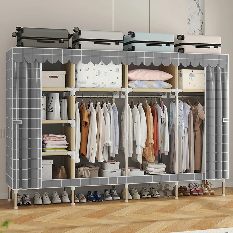 Guarda-roupa grande simples para o uso home, conjunto do quarto