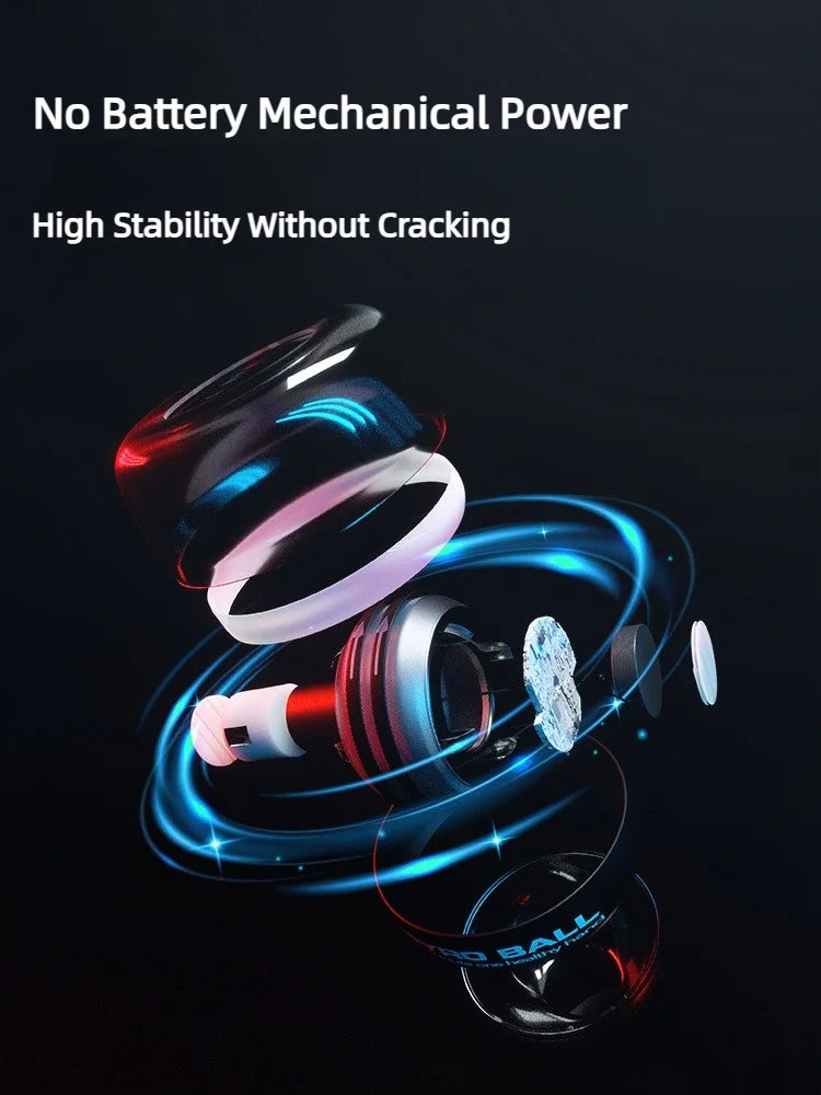 Gyroball Powerball Forearm Exerciser, Muscle Fitness Equipment, Gyroscope Power Ball, Gyro Wrist Booster Trainer, Hand Exercise 