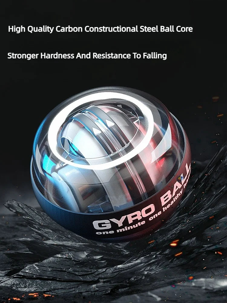 Gyroball Powerball Forearm Exerciser, Muscle Fitness Equipment, Gyroscope Power Ball, Gyro Wrist Booster Trainer, Hand Exercise 