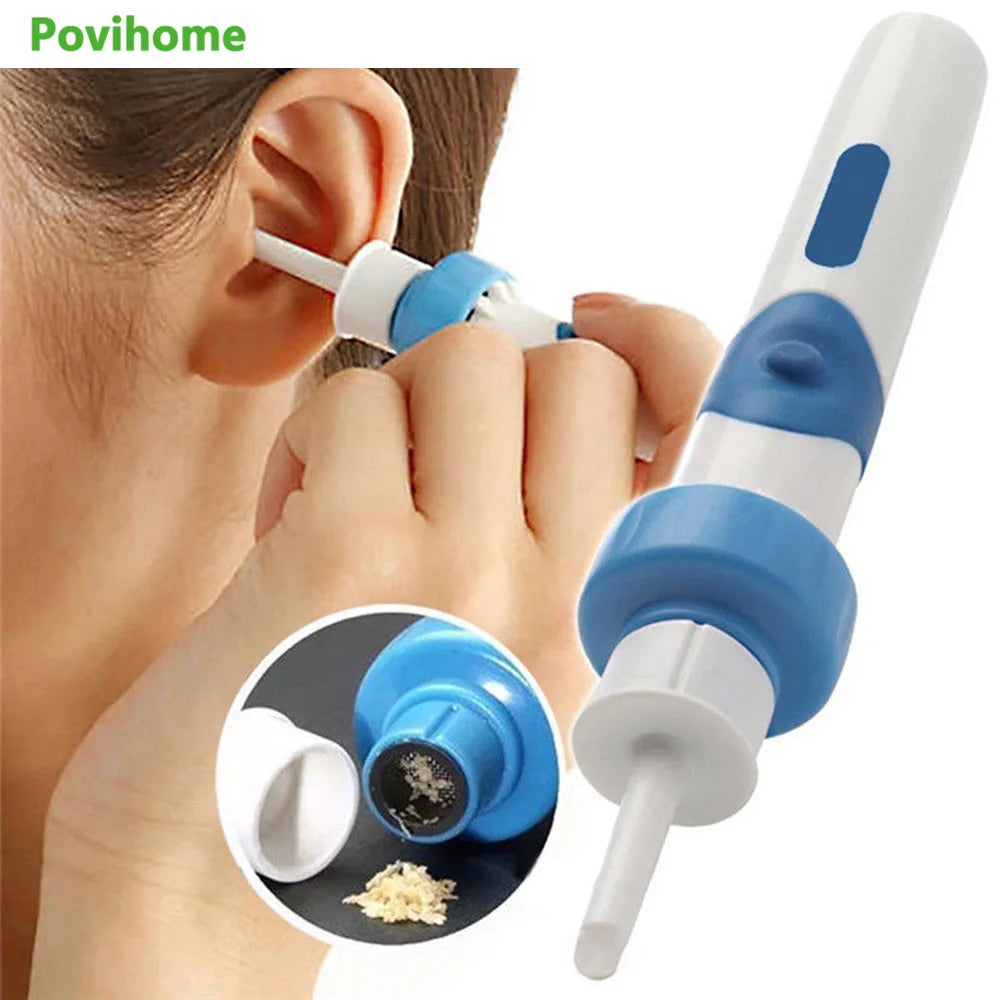 1Sets Electric Ear Cleaner Safety Electric Vacuum Earwax Cleaner Wax Remover Painless Cleaning Tool