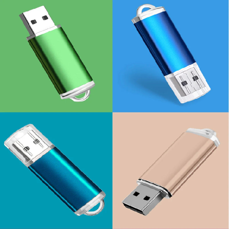 10PCS/lot Colour USB Flash Drive 2.0 4GB 8GB 16GB Mini Memory Stick Pendrive 32GB 64GB 128GB USB Stick  Flash Disk Free laser