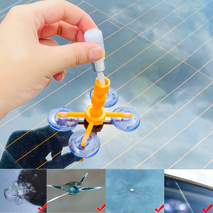Kit de reparo de para-brisa de carro, correção rápida, vidro rachado, ferramenta de reparo, selador de resina, faça você mesmo, polimento de tela de janela automática
