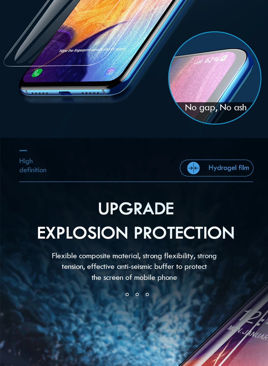 For Samsung Galaxy S9+ Plus GalaxyS9Plus S9Plus GalaxyS9 S9 G965f  HD Soft Hydrogel Film Full Protective Screen Protector Cover