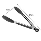 Utensilios para barbacoa, pinzas antideslizantes de silicona para alimentos, pinzas de cocina, utensilio, pinzas de cocina, pinzas para barbacoa, herramientas para ensalada, parrilla, accesorios de cocina
