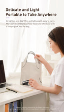 Baseus Led Desk Lamp Clip-On Night Light Reading Computer Keyboard illuminated Eye Protection Lamp With USB Charging For Bedroom