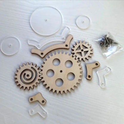 Montessori Busy Board Accessories Wood DIY Toy Material Education Activity Board Parts Toys For Children Basic Skills Learning