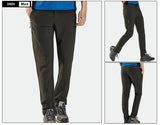 LNGXO Hiking Pants Men Quick Dry Trekking Camping Climbing Running Outdoor Rain Pants Stretch Breathable Elasticity Trousers Men