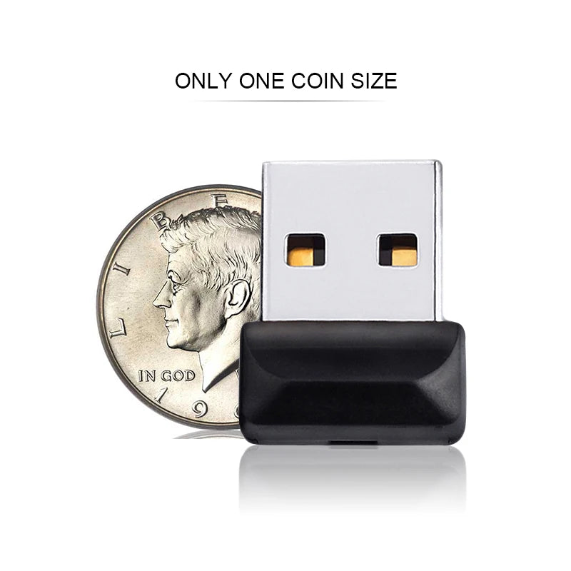 USB Flash Drive 32GB Pen Drive 64GB Metal Mini USB 2.0 Flash Disk 16GB 128GB Memory Pendrive External Storage Stick 64 gb