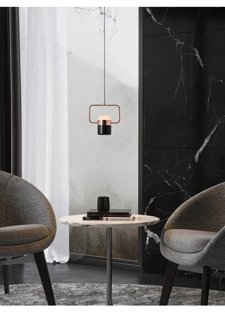 Nordic style designer lamp Dining table light art creative bar counter Kitchen bedroom bedside LED modern chandelier home decor