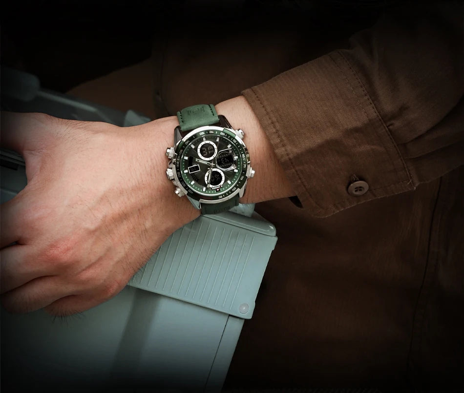NAVIFORCE Fashion Military Watches for Men Luxury Original Sports Chronograph Watch Waterproof Quartz Clock Digital WristWatch