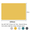 60/40cm Oversized Food Grade Silicone Waterproof Placemat Heat Insulation Anti-Skidding Washable Table Mat For Kitchen Dinner