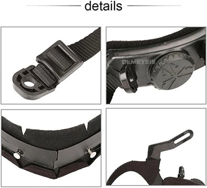 Tactical Fast Helmet Adjustable Strap Hunting Wargame Helmet Inner Locking Strap System Sports Helmets Accessories