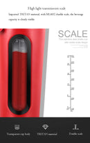 1Pc 700ML Stainless Steel Sports Water Mugs Shaker Bottles With Scale, Outdoor Gym Fitness Shake Cup Protein Powder Mixer Bottle