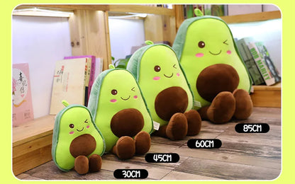 30 45 60CM Cute Avocado Stuffed Plush Pillow Toys Kids Filled Doll Fruit Cushion Soft Plush Doll Toy Baby Girl Birthday Gift