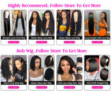 Glueless Kinky Straight Short Bob Virgin Human Hair Wig 13x4 Frontal HD Transparent Lace Peruvian Remy Soft Yaki Wear And Go Wig