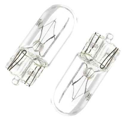 10 X White T10 W5W 501 194 Clear Signal Lamp Glass 12V 5W Warm White W2.1x9.5d Single Filament Car Bulb Auto Light