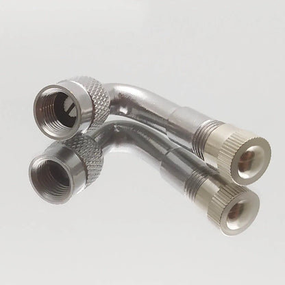 1Pcs 45 90 135 Degree Angle Bent Valve Adaptor Tyre Tube Valve Extension Adapter for Motorcycle Truck Car Moto Bike