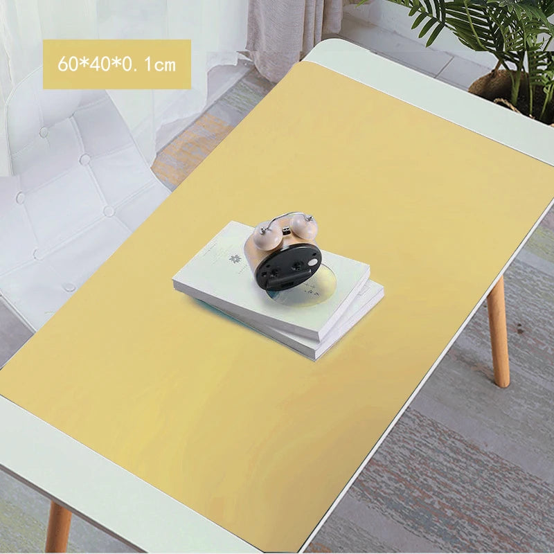 60X40cm Large Size Silicone Placemat Heat Insulation Cup Pad Tablecloth Table Mat Non-Slip Bowl Cup Coaster Kitchen Accessories