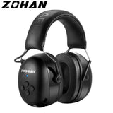 ZOHAN Electronic Headphone 5.0 Bluetooth Ear Muffs Hearing Protection Headphones for Music Safety Noise Reduction Charging