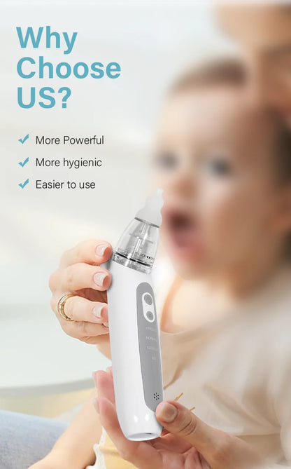 2025 New Pattern Baby Electric Nasal Aspirator Charging Version Newborn Baby Nasal Aspirator Suck Out Prevent Nasal Congestion