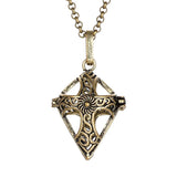 Mexico Music Ball Hollow Zircon Pendant Vintage Perfume Locket Necklace Aromatherapy Diffuser Sweater Chain For Women Jewelry