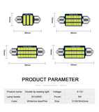 1pcs Festoon 31mm 36mm 39mm 42mm Car interior lights ceiling light License Plate Lamp Internal reading light Map light Dome lamp