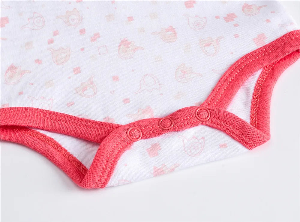 Conjunto de 3/6 piezas de ropa de moda para bebés Kavkas, conjunto de algodón suave de manga larga para otoño, mono para niños y niñas, body para recién nacidos