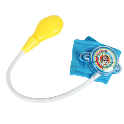 Uniforme de médico y enfermera de simulación para niños, abrigo cruzado, disfraz de Halloween, juego de juguetes para bebés, fiesta de cumpleaños elegante