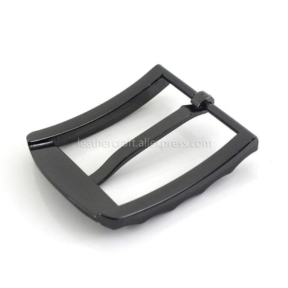 1piece 40mm Metal Belt Buckle Half Heel Bar Buckle Men's  Single Pin Buckle Leather Belt Parts Accesories DIY Fit for 36-39mm