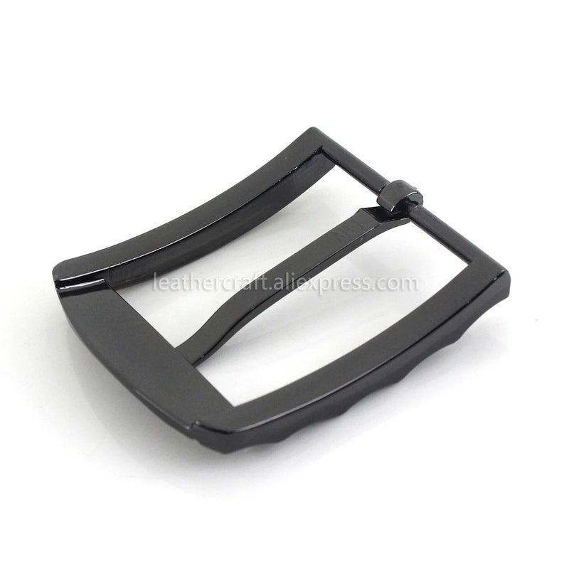 1piece 40mm Metal Belt Buckle Half Heel Bar Buckle Men's  Single Pin Buckle Leather Belt Parts Accesories DIY Fit for 36-39mm