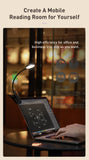 Baseus Led Desk Lamp Clip-On Night Light Reading Computer Keyboard illuminated Eye Protection Lamp With USB Charging For Bedroom