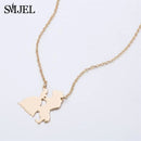 2025 New Movie Jewelry Beauty and the Beast Necklace for Women Prince Princess Pendant Necklaces Lover Accessories Gifts