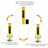 PH Meter 0.01 High Precision for Water Quality Tester with 0-14 Measurement Range Suitable Aquarium Swimming Pool