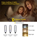 Rechargeable Book Reading Light Lamp, LED Book Light for Reading in Bed - Eye Caring Adjustable Brightness 3 Color Temperatures
