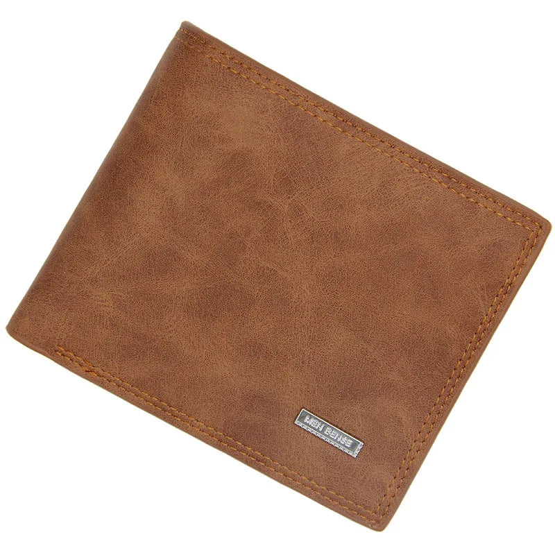 Picture Wallet Fashion Casual Short PU Frosted Multi-Card DIY Wallets Customized Engraving Photo Simple Purse For Men