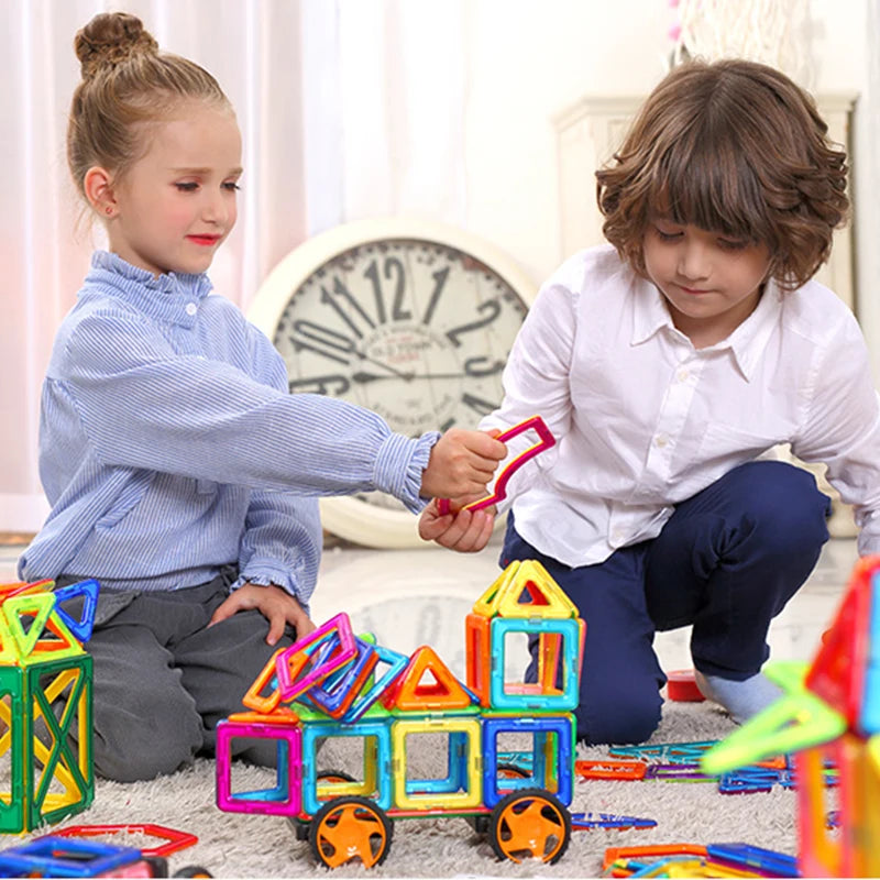 Juguetes magnéticos para niños de gran tamaño, bloques magnéticos para niños, juego de construcción de diseño, juguetes para niños, bloques de construcción