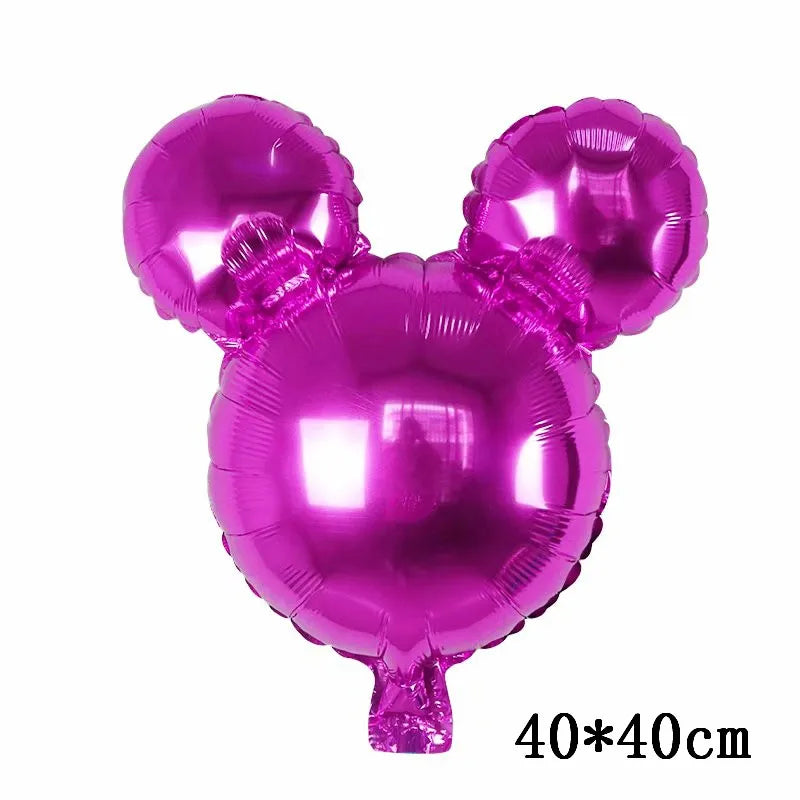 Globos gigantes de Mickey y Minnie Mouse, dibujos animados de Disney, globos de aluminio, baby shower, decoraciones para fiestas de cumpleaños, juguetes clásicos para niños, regalo de globo aerostático 