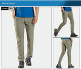 LNGXO Hiking Pants Men Quick Dry Trekking Camping Climbing Running Outdoor Rain Pants Stretch Breathable Elasticity Trousers Men