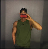 GITF-Men's Bodybuilding Tops, Gym Workout, Fitness Shirt, Running Kleding, Stringer, Singlet, Zomer, Training Vest 