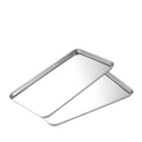 Rectangle Steamed Sausage Noodles Storage Trays Stainless Steel Fruit Dish Restaurant Hotel Kitchen Pastry Food Baking Plates