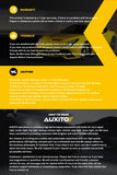 AUXITO H4 LED Motorcycle Bulb 6000LM 26W 360 6000K Canbus Moto Headlight For Honda Yamaha Suzuki High Power ZES 12V Spotlights